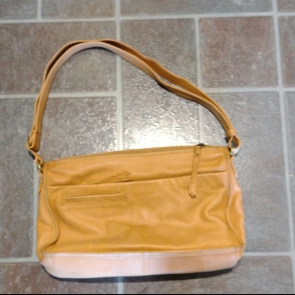 Derek alexander 2way beige Tan color crossbody and shoulder bag